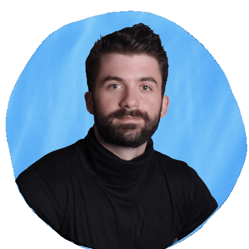 Ryan wearing face computers